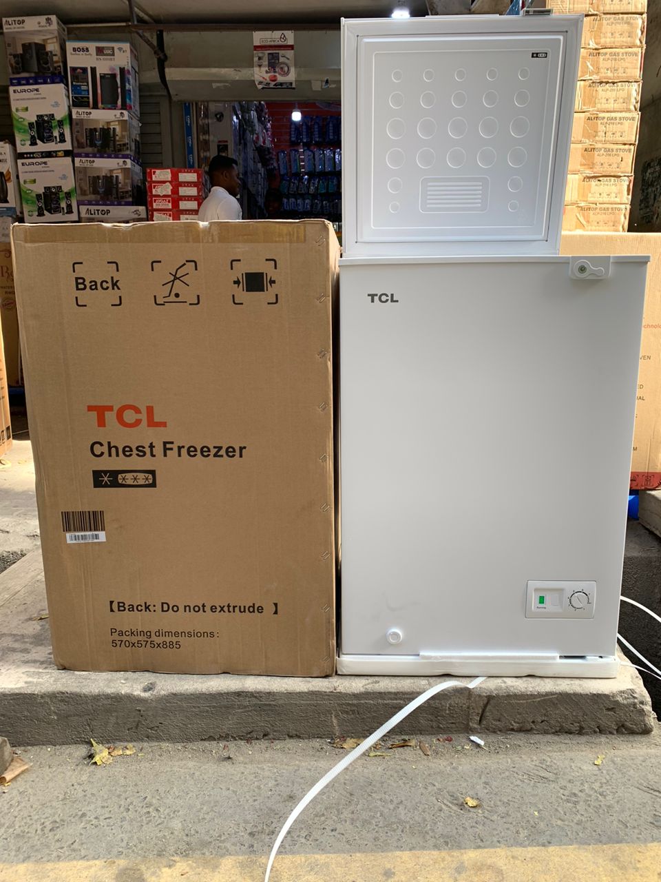 Tcl F130 Freezer Lita 100 Brand New