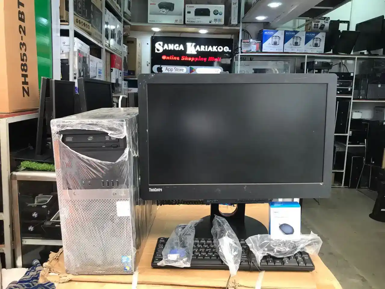 Dell  Optiplex Ya Kusimama Core I5 Ram 4Gb Hdd 500Gb  Speed 3.10Ghz Na Kioo Inch 22  Full Set