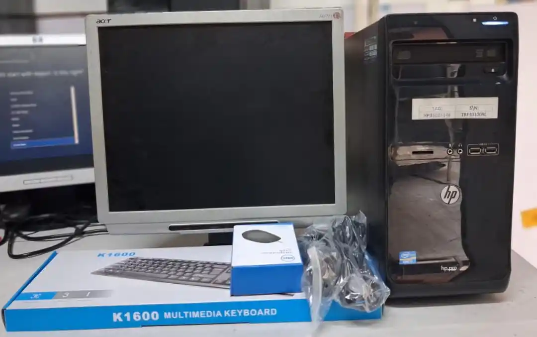 Hp Pro Corei5 Sata 4 Ya Kusimama Ram 4Gb Hdd 500Gb Na Kioo Inch 17 Full Set
