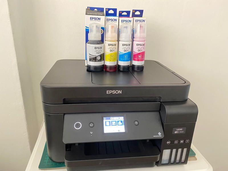 Epson L6190 Wi-Fi Duplex All-In-One Ink Tank Printer With Adf Cpy/Print Scan